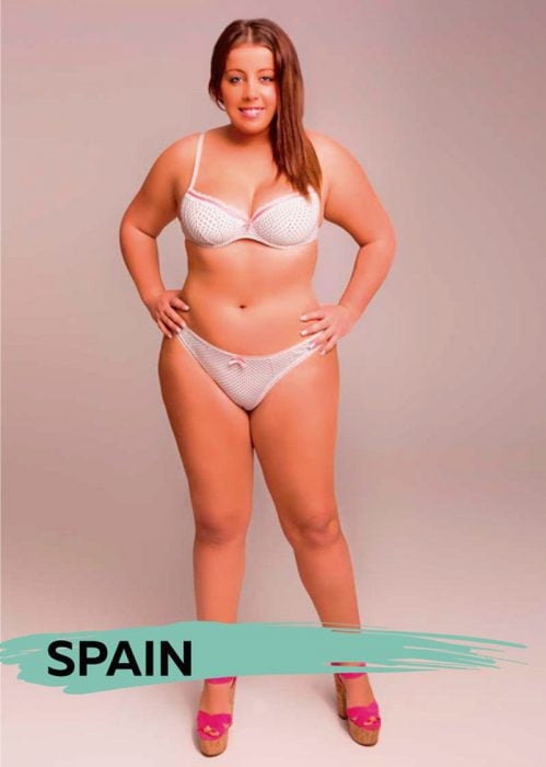 Mujer photoshopeada en España 