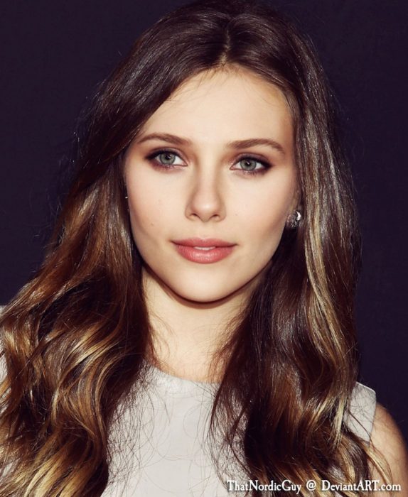 artista combina rostros de Elizabeth Olsen y Scarlett Johanson