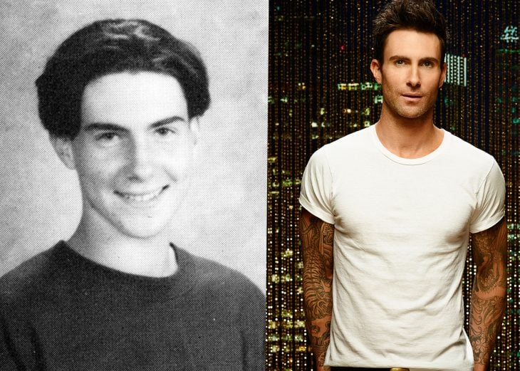 Adam levine en la adolescencia y ahora cuando es adulto 