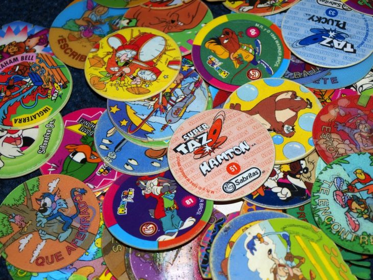 Colección de tazos de los looney tones