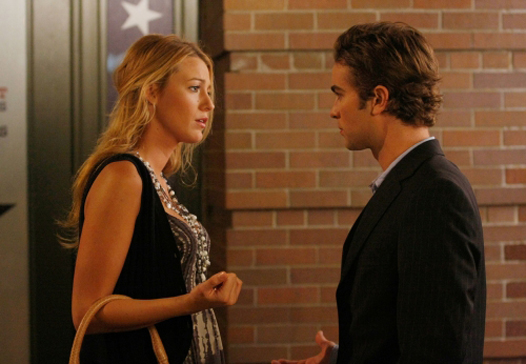 Escena de la serie gossip girls serena discutiendo con su novio