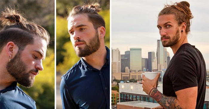 25 Hombres que demuestran que la barba y el estilo 'bun' son la combinación mas sexy