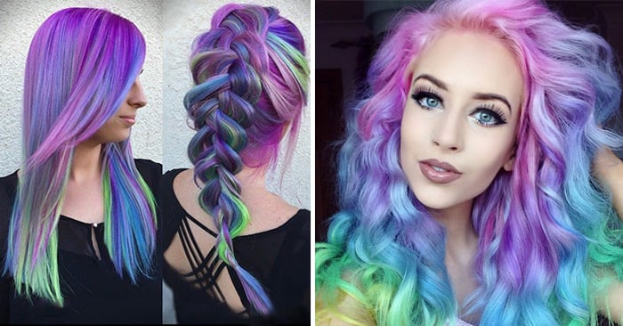 Las mujeres están coloreando su cabello como la tendencia 'Opal'. El resultado es alucinante