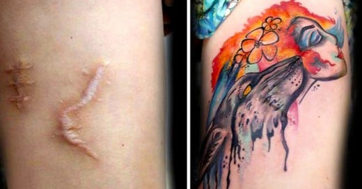 Esta mujer hace tatuajes gratis para cubrir las cicatrices de la violencia doméstica
