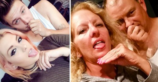 Estos padres trolean a su hija y su novio recreando sus selfies de Facebook