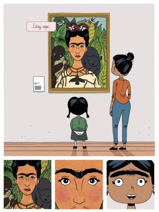 quinta parte del cómic de Frida Kahlo 