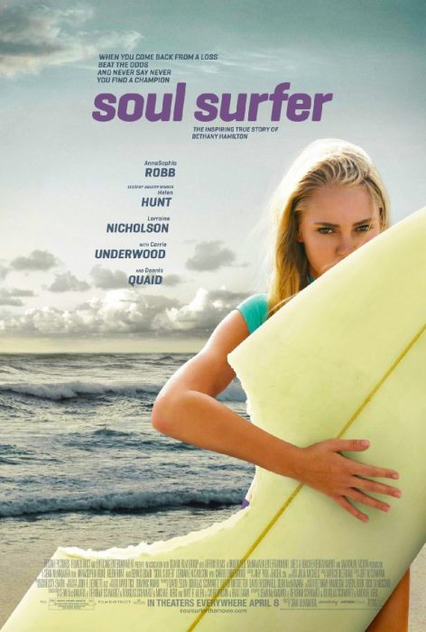 Cartel de propaganda de la película Soul Surfer 