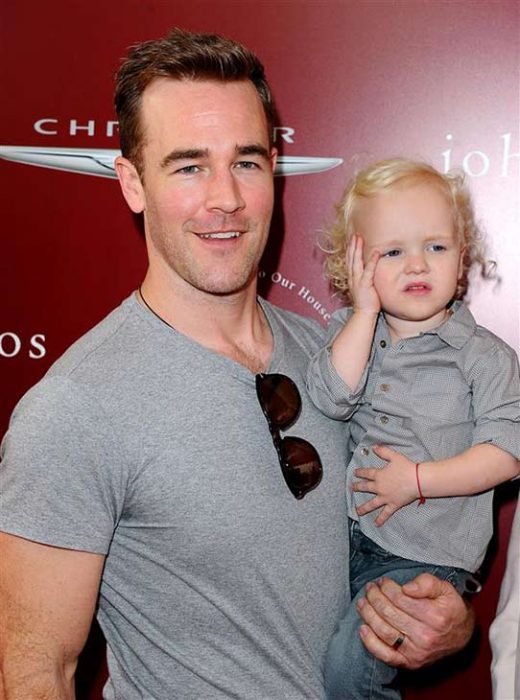 James Van Der Beek y una de sus hijas