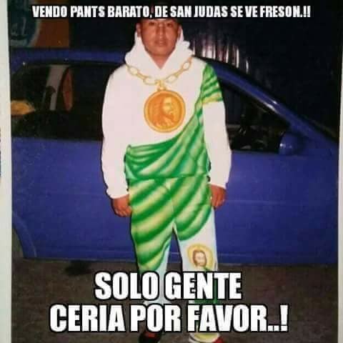 imagen meme joven con pants de san judas tadeo