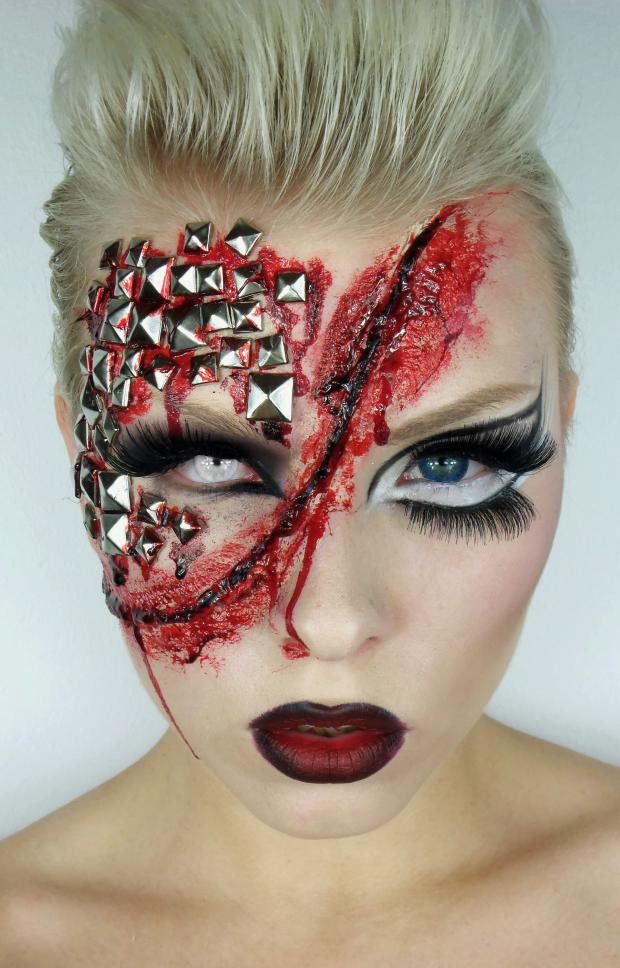  Ideas para tener un maquillaje aterrador en halloween