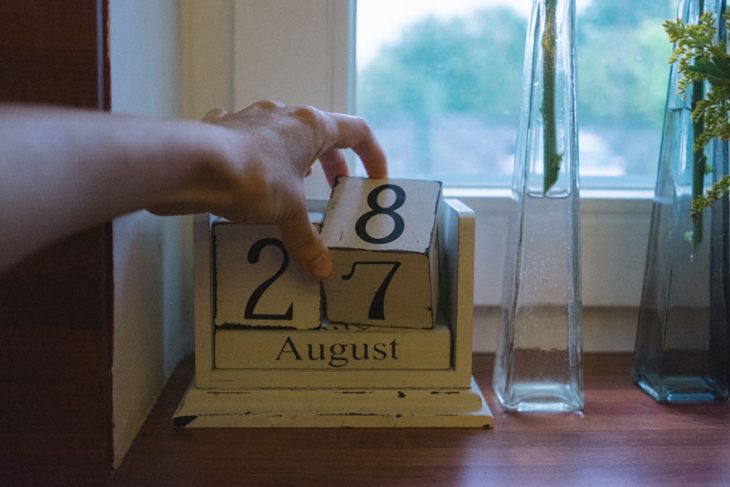 Fotógrafa tomo las fotos de su propia boda cambiando la fecha del calendario