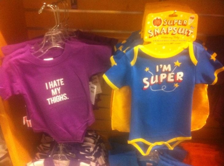 ropa bebés mensaje estereotipo