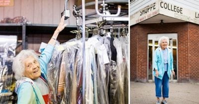 Esta anciana de 100 años sigue trabajando 11 horas diarias, 6 días a la semana ¡para mantenerse activa!