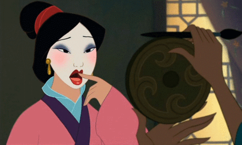 gif mulán como geisha