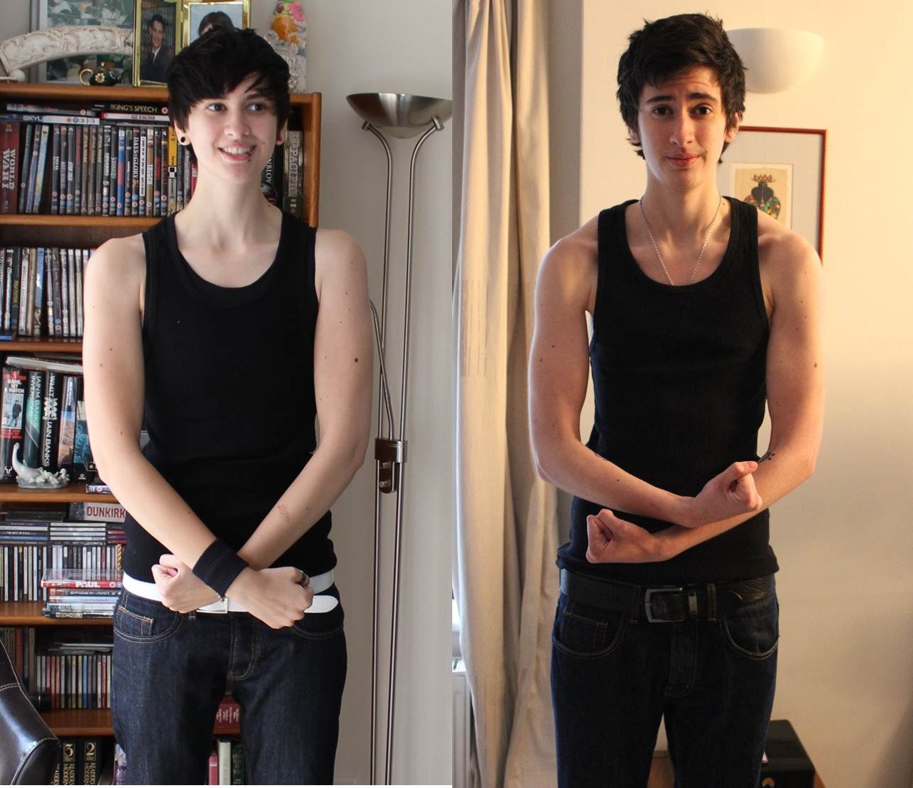 Jamie Raines músculos antes y después 