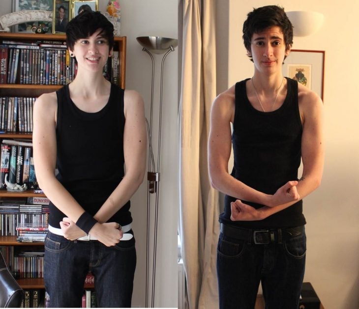 Jamie Raines músculos antes y después