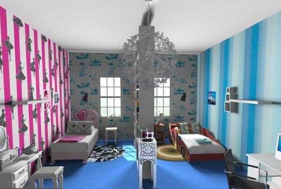 Ideas para diseñar una habitación compartida por niño y niña