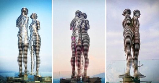 estatuas gigantes del amor