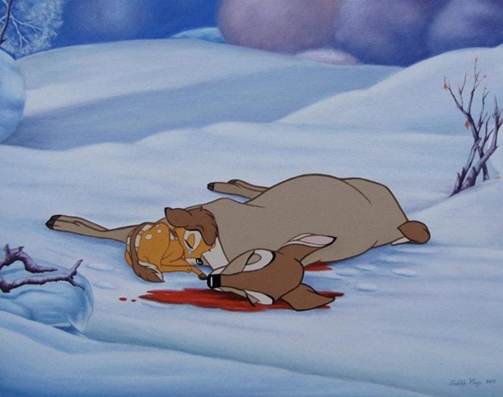 escena muerte madre bambi
