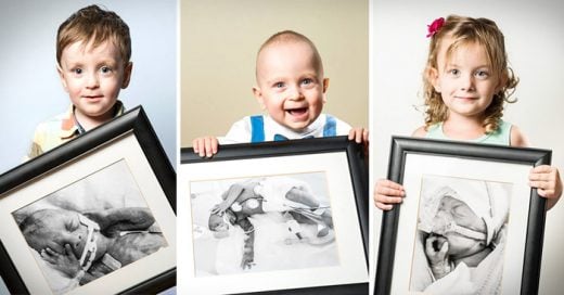 niños muestra fotos de su nacimiento prematuro