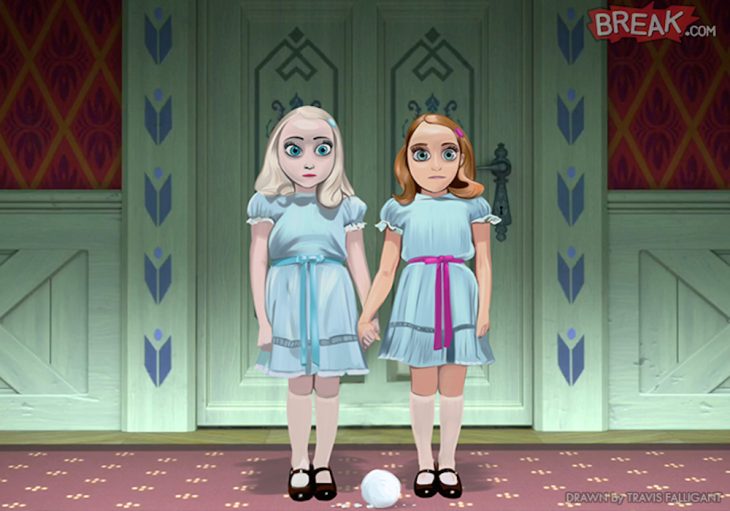 Hermanas de la película frozen como las gemelas del resplandor 