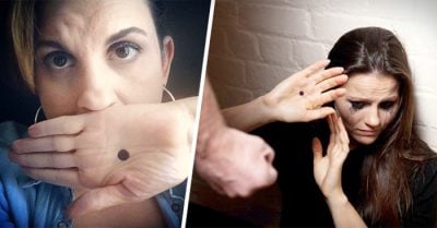 Si alguien te muestra un punto negro dibujado en la palma de su mano, ¡llama a la policía!