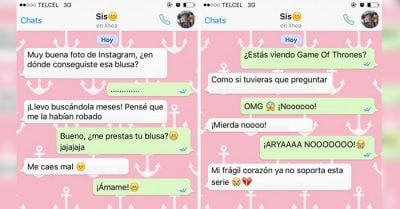 16 Mensajes de texto que sólo le envías a tu hermana cuando vive lejos de ti
