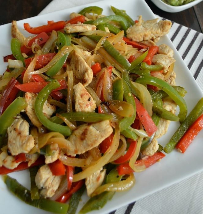 fajitas de pollo