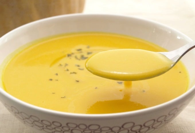 Sopa de calabaza y curry