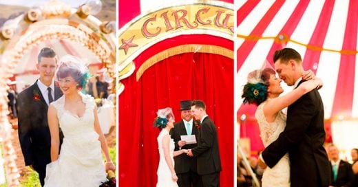 Hermosa boda inspirada en el estiló vintage y el circo