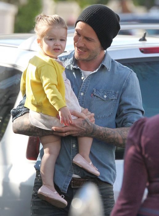 David y Harper Beckham