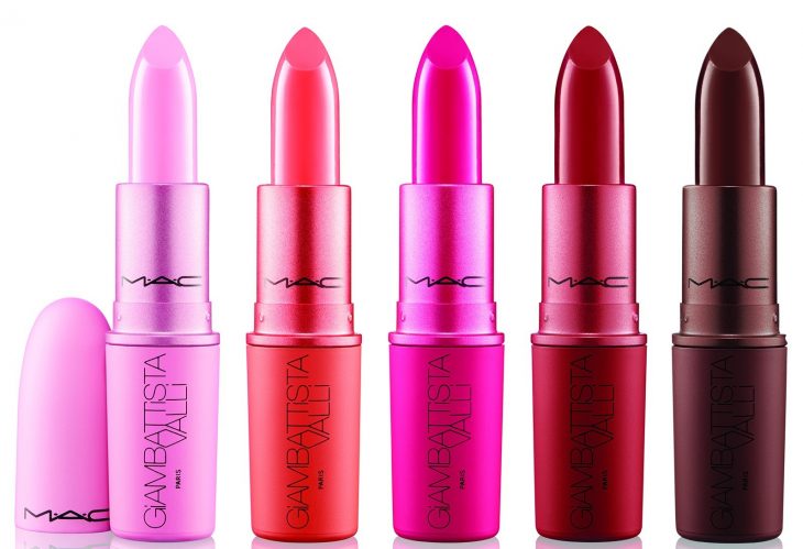 Labiales de colores de la nueva colección de mac