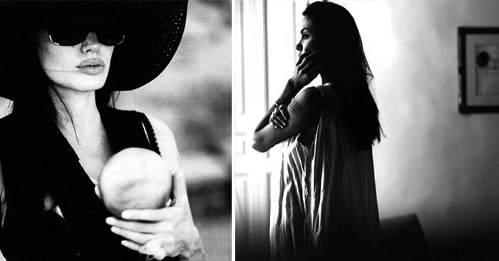 Bellas imagenes captadas por Brat Pitt de algunos íntimos momentos de su esposa Agelina Jolie