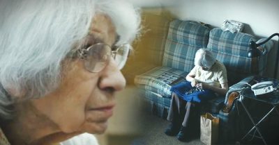 Una cámara escondida grabó lo que esta viejita hace cuando está sola. Su historia te romperá el corazón