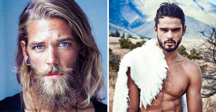 fotos de hombres muy atractivos con barba