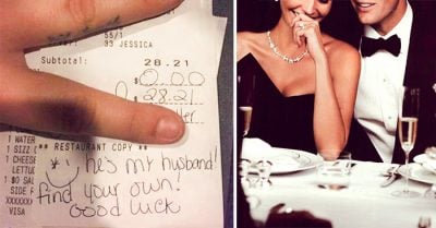 Una mesera escribió una carta abierta a una celosa clienta recién casada que le dejó una ofensiva nota