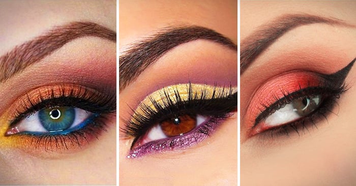 20 Sorprendentes trucos de maquillaje con sombras de colores