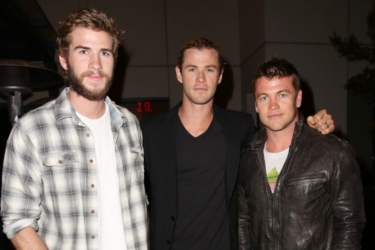 Liam, Chris y Luke Hemsworth