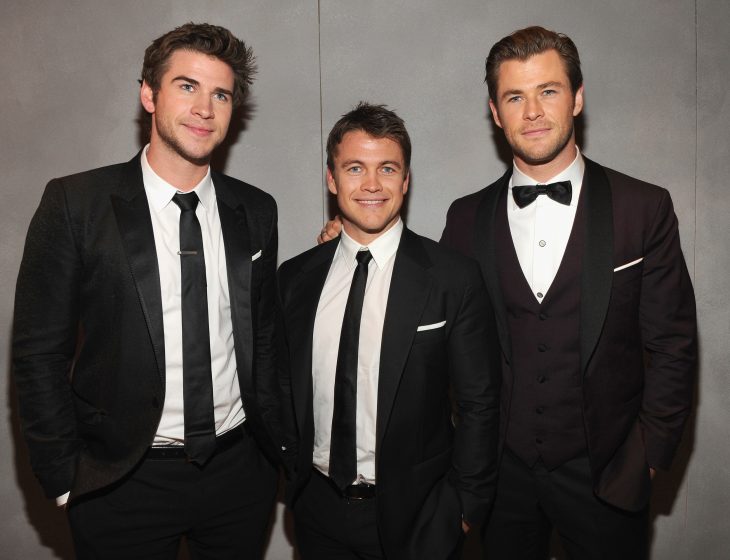 Liam, Chris y Luke Hemsworth