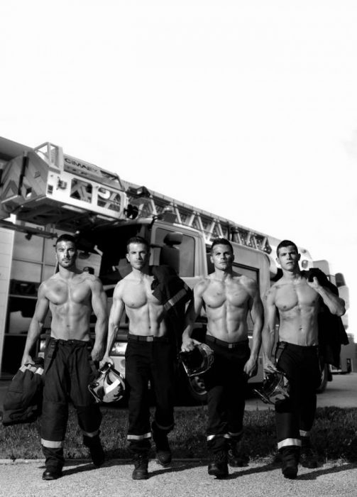 Calendario de bomberos franceses 2016