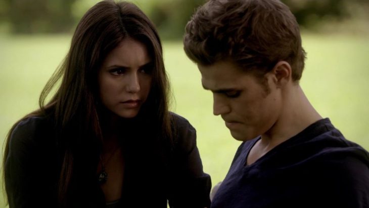 Escena de la serie the vampire diaries elena and stefan 