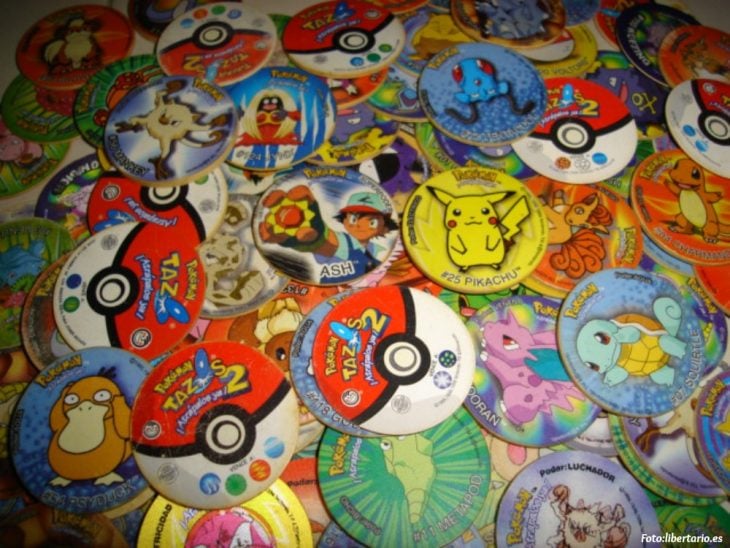Colección de tazos de pokemon 