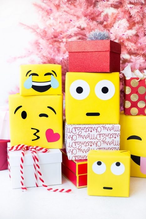 Cajas de regalo como emojis 
