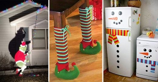 Decoraciones creativas y divertidas para esta temporada navideña para tu hogar