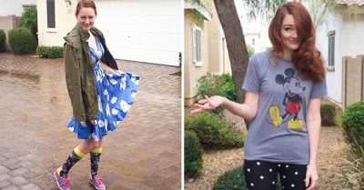Una mujer dejó que su hijo de tres años la vistiera durante una semana. Este es el resultado