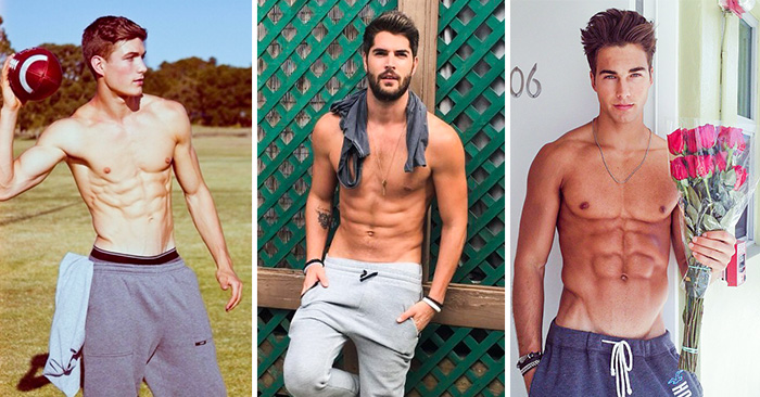 20 fotografías de hombre muy sexys en pants gris que enloquecen a las mujeres