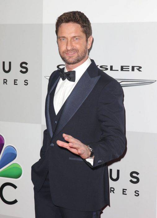 Gerard Butler en la gala de los globos de oro 