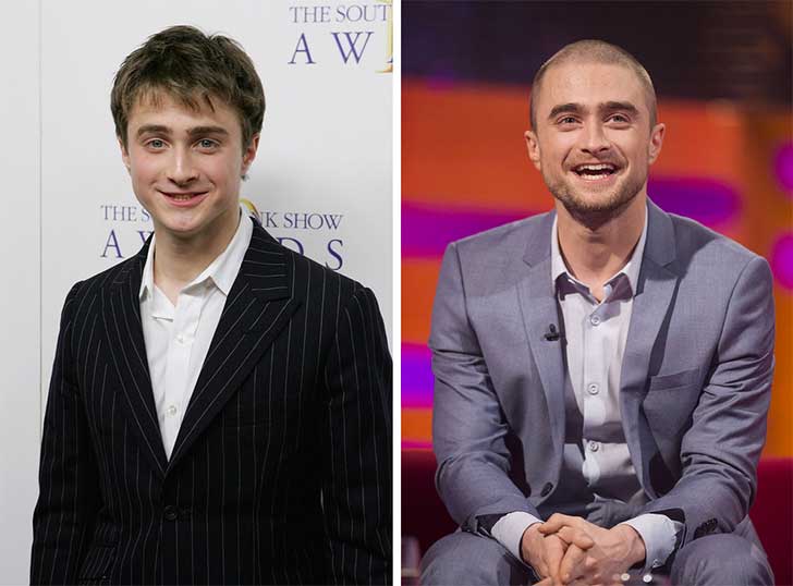 Daniel Radcliffe 2006 y ahora