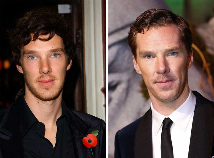 Benedict Cumberbatch 2006 y ahora