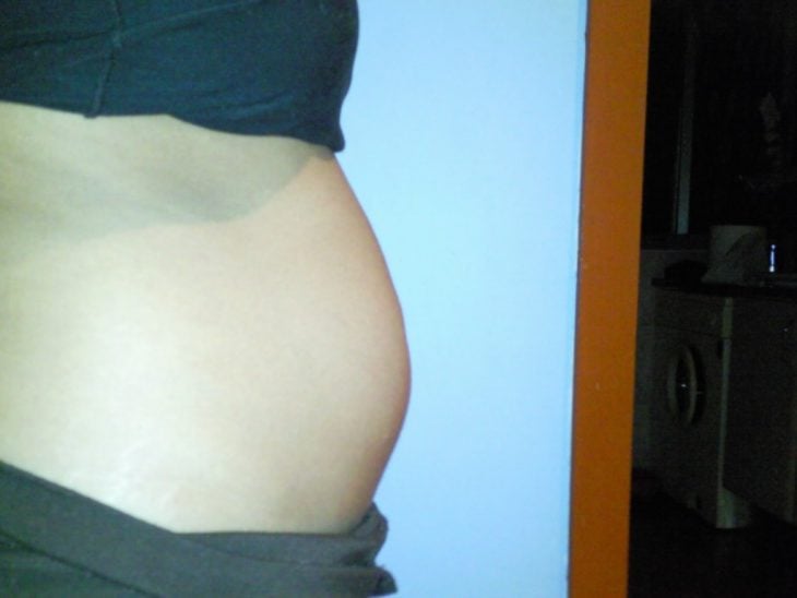 abdomen de embarazada
